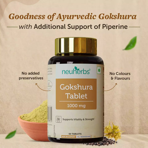 Neuherbs Gokshura Tablet 1000Mg 60 Tablets