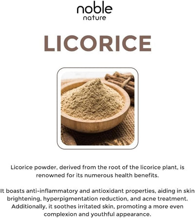 Noble Herbal Licorice Powder - Natural Mulethi, 227g