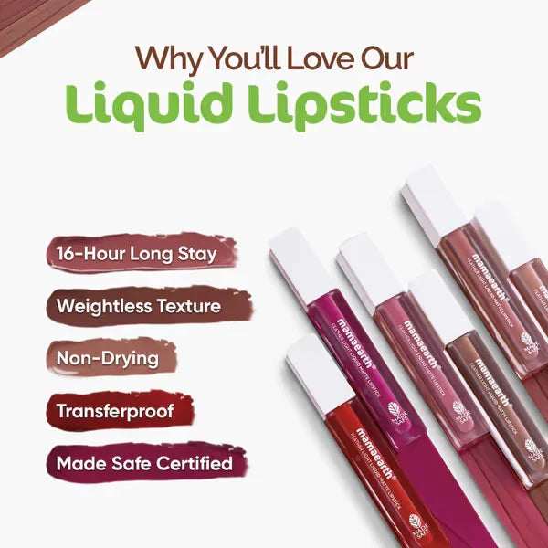 Mamaearth Feather Light Liquid Matte Lipstick Pink Orchid - 3.5 ml - Image 4