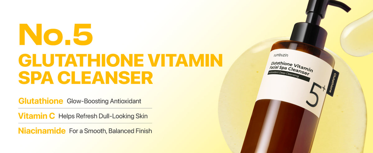 Numbuzin No.5 Cleansing Oil - Glutathione & Vitamin C Facial Spa Cleanser, 6.76 fl oz - 1