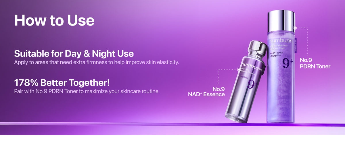 Numbuzin No.9 NAD+ Firming Essence - 50 Peptides - 50ml - 8