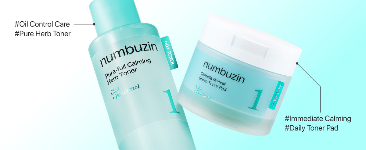 Numbuzin Pure-Full Calming Herb Toner - Face Serum Treatment, 150ml - 8
