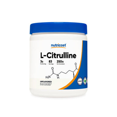 Nutricost Pure L-Citrulline Base Powder - 600 Grams - Sports Nutrition