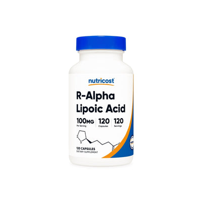 Nutricost R-Alpha Lipoic Acid 100mg - 120 Veggie Capsules, Non-GMO & Gluten Free