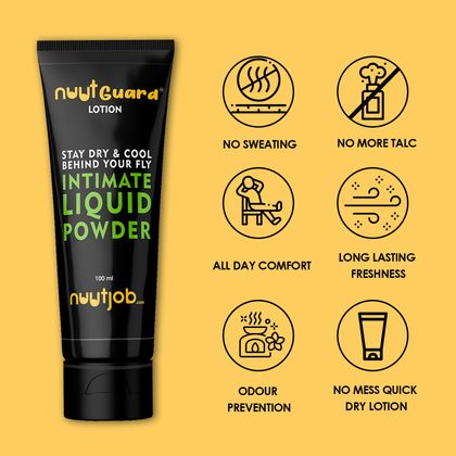 Nuutjob Nuut Gaurd Lotion Intimate Liquid powder 100 ml