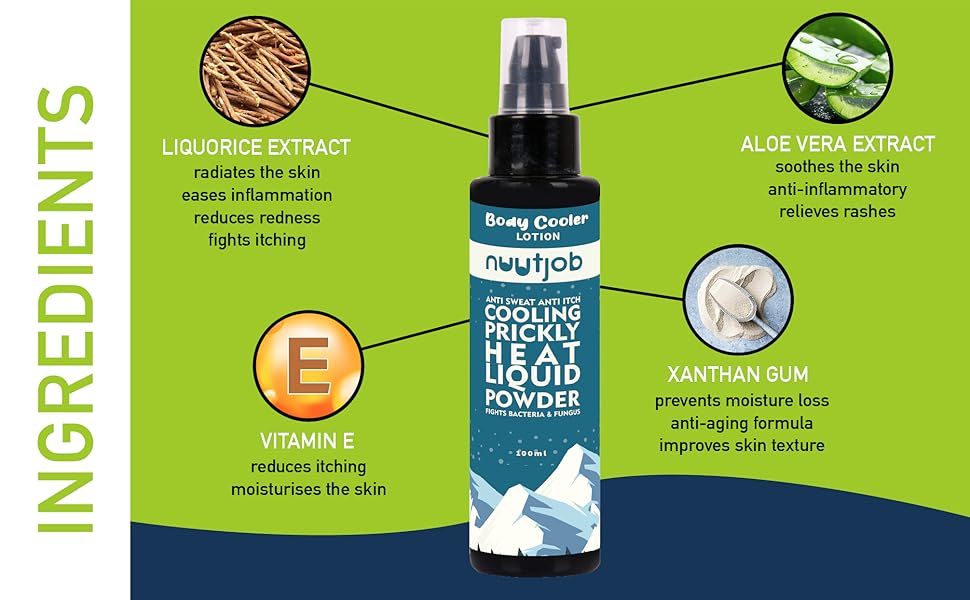 سائل بودرة نيوتجوب لتبريد الجسم للرجال والنساء، 100 مل - 3