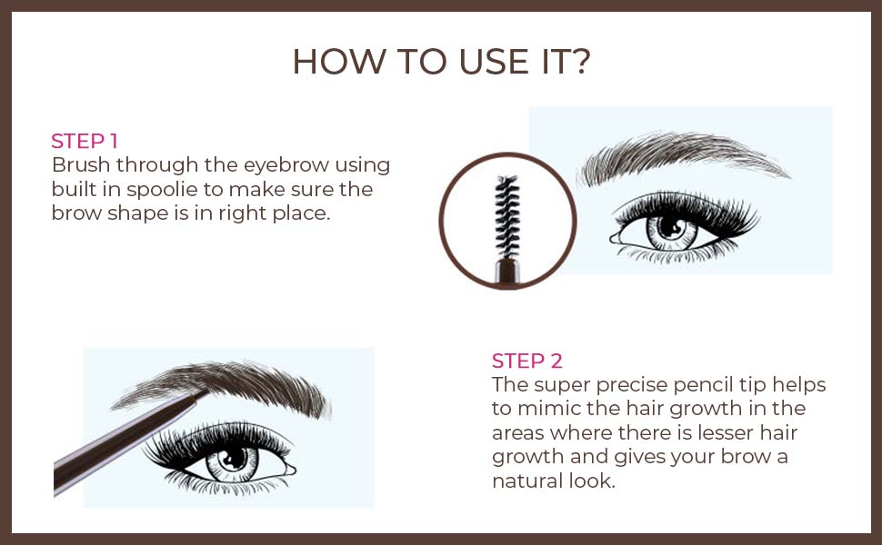 Nykaa Brow Chika Wow Eyebrow Pencil - Coven Cocoa 01 - 2