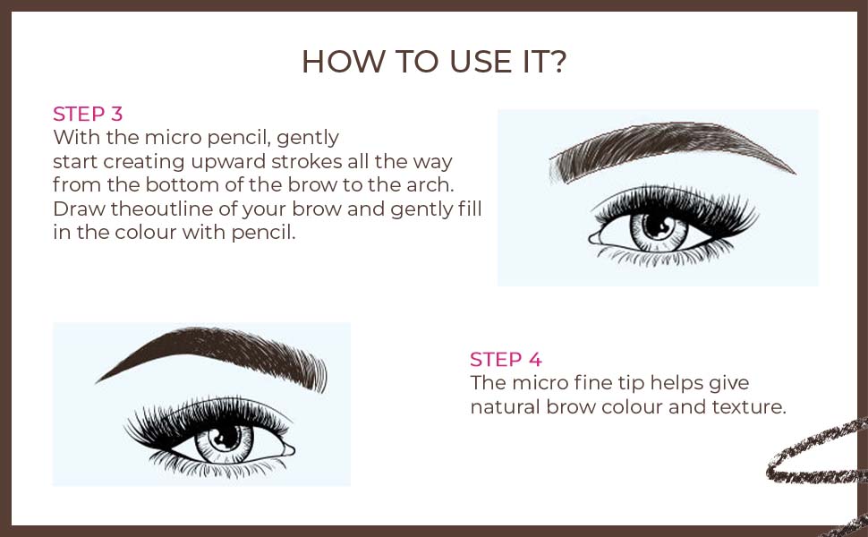 Nykaa Brow Chika Wow Eyebrow Pencil - Coven Cocoa 01 - 3