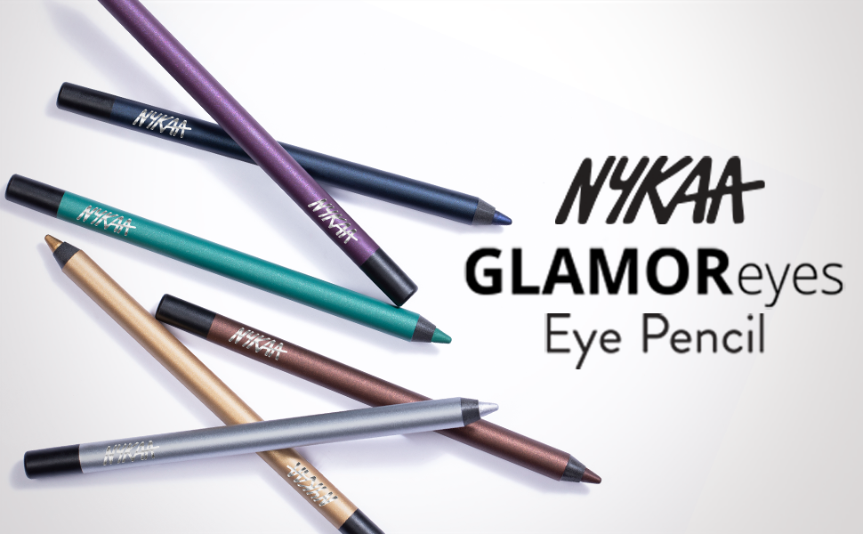 Nykaa Glamoreyes Eye Pencil Azure Charm 05 - Colour Cosmetics - 1