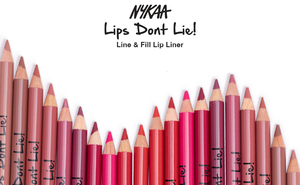 Nykaa Lips Don’t Lie! Lip Liner - Sweetheart Pink 06, 1.14g - 1