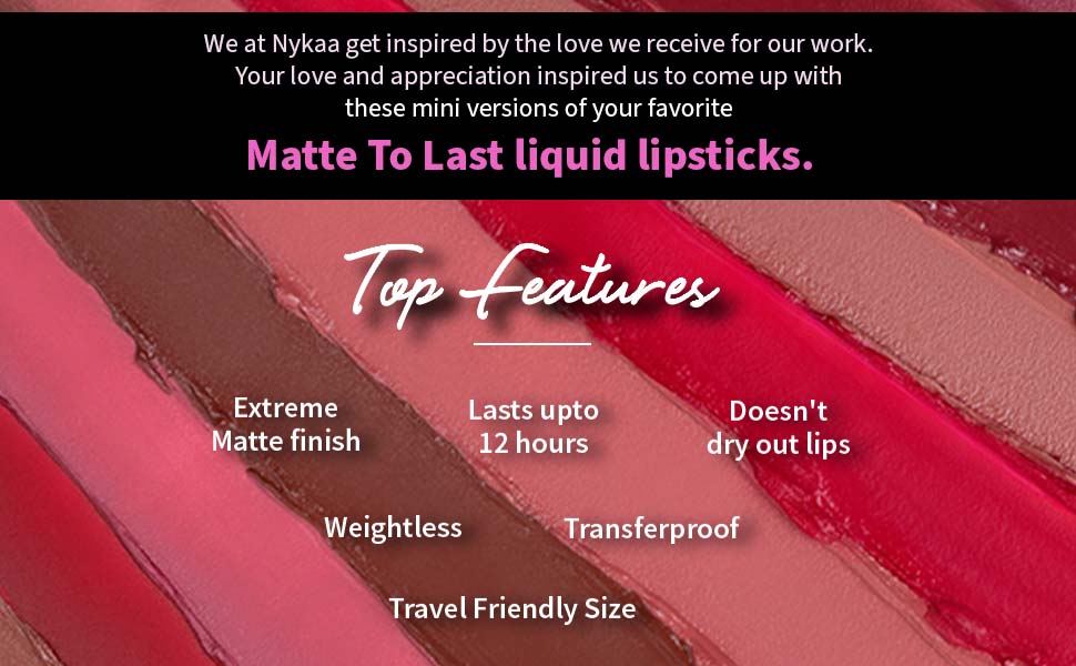Nykaa Matte To Last! Liquid Lipstick - Guwa Hottie 03, 5ml - 1