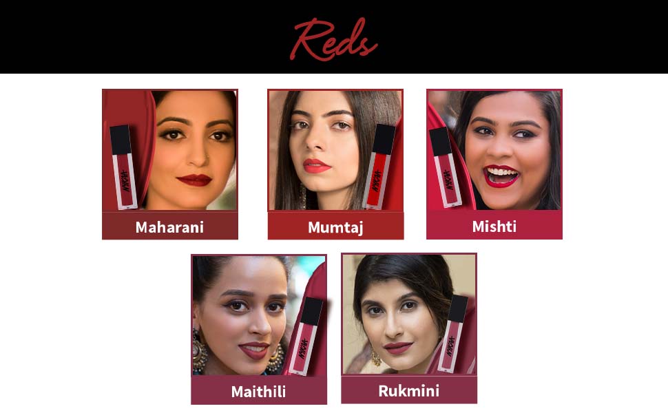 Nykaa Matte To Last Liquid Lipstick Jhumki 14 - 5ml - 2