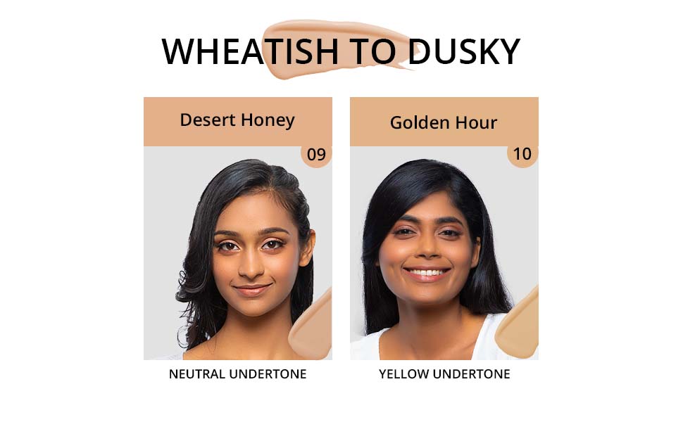 Nykaa SkinShield Anti-Pollution Matte Foundation Warm Nude 06 - Colour Cosmetics - 6