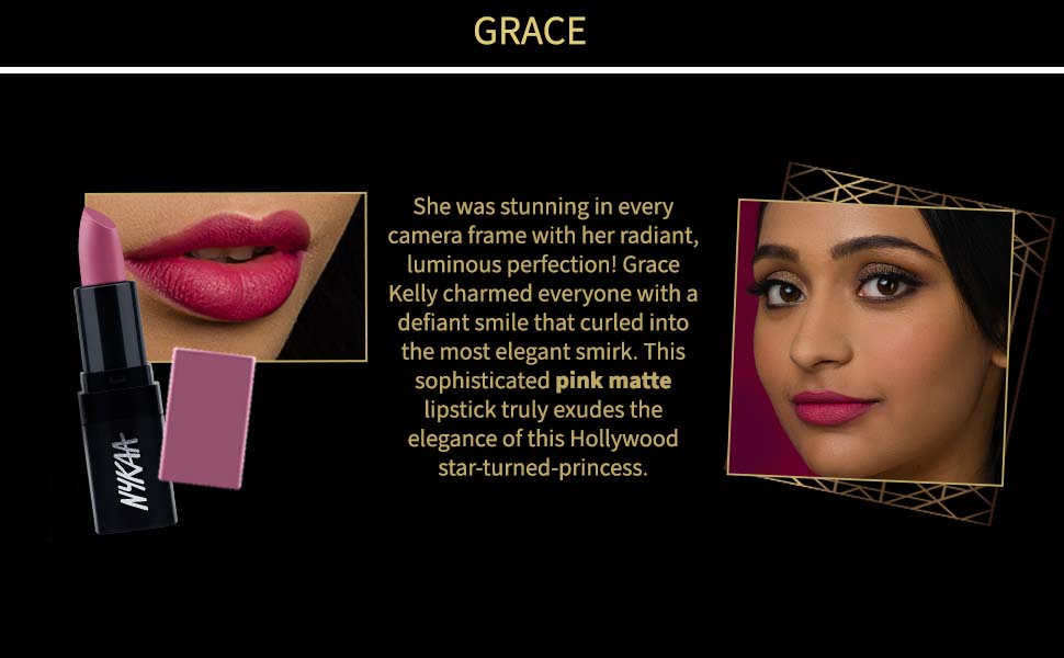 Nykaa Ultra Matte Lipstick Marilyn 10 - Rich Colour, 4.2g - 2