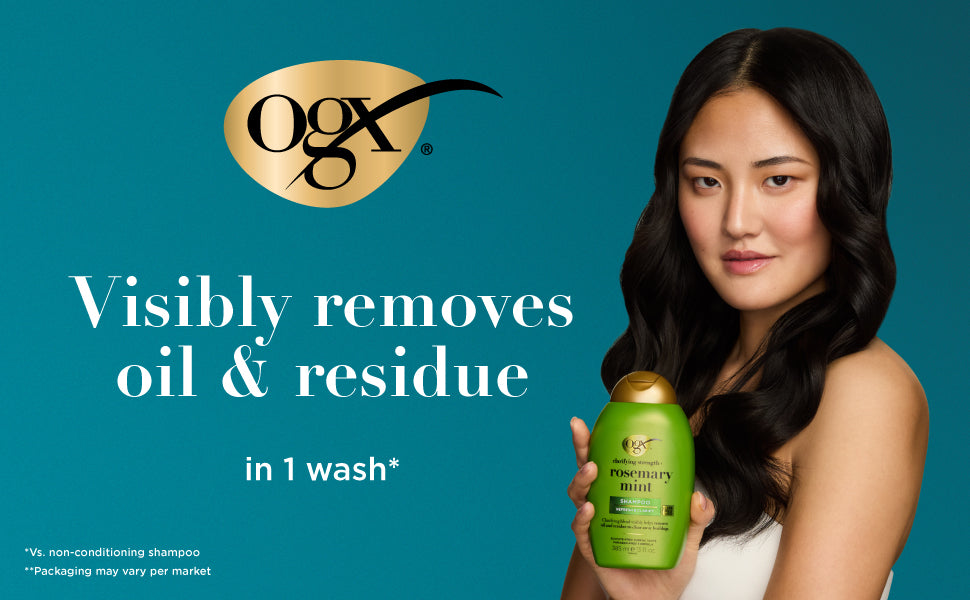 OGX Refreshing Scalp Shampoo with Rosemary Mint - 385ml - 1