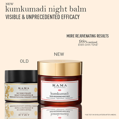 Kama Ayurveda Kumkumadi Rejuvenating & Brightening Night Cream - 25g - Image 4