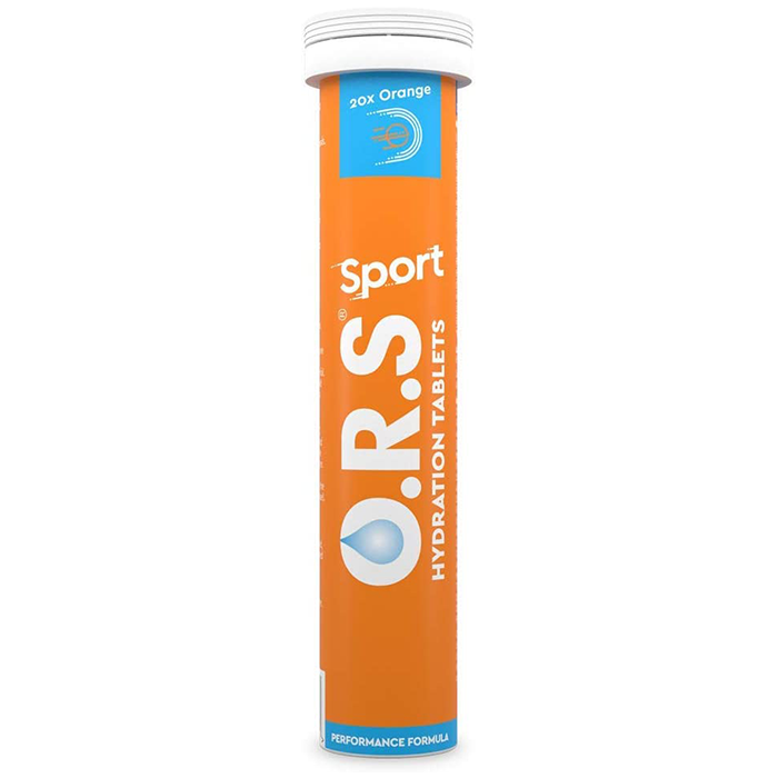 Ors Hydration Tablets With Electrolytes, Vegan, Gluten And Lactose Free Formula - Natural Orange Flavour 20'S