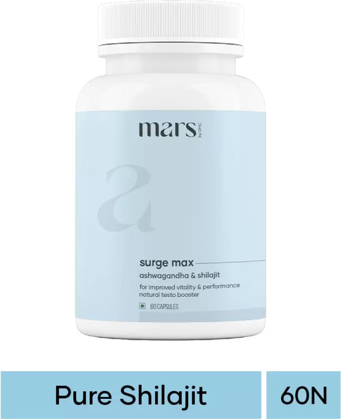 GHC Mars Surge Max Ashwagandha and Shilajit Capsules, Pack of 2 - 60 Caps Each - Image 8