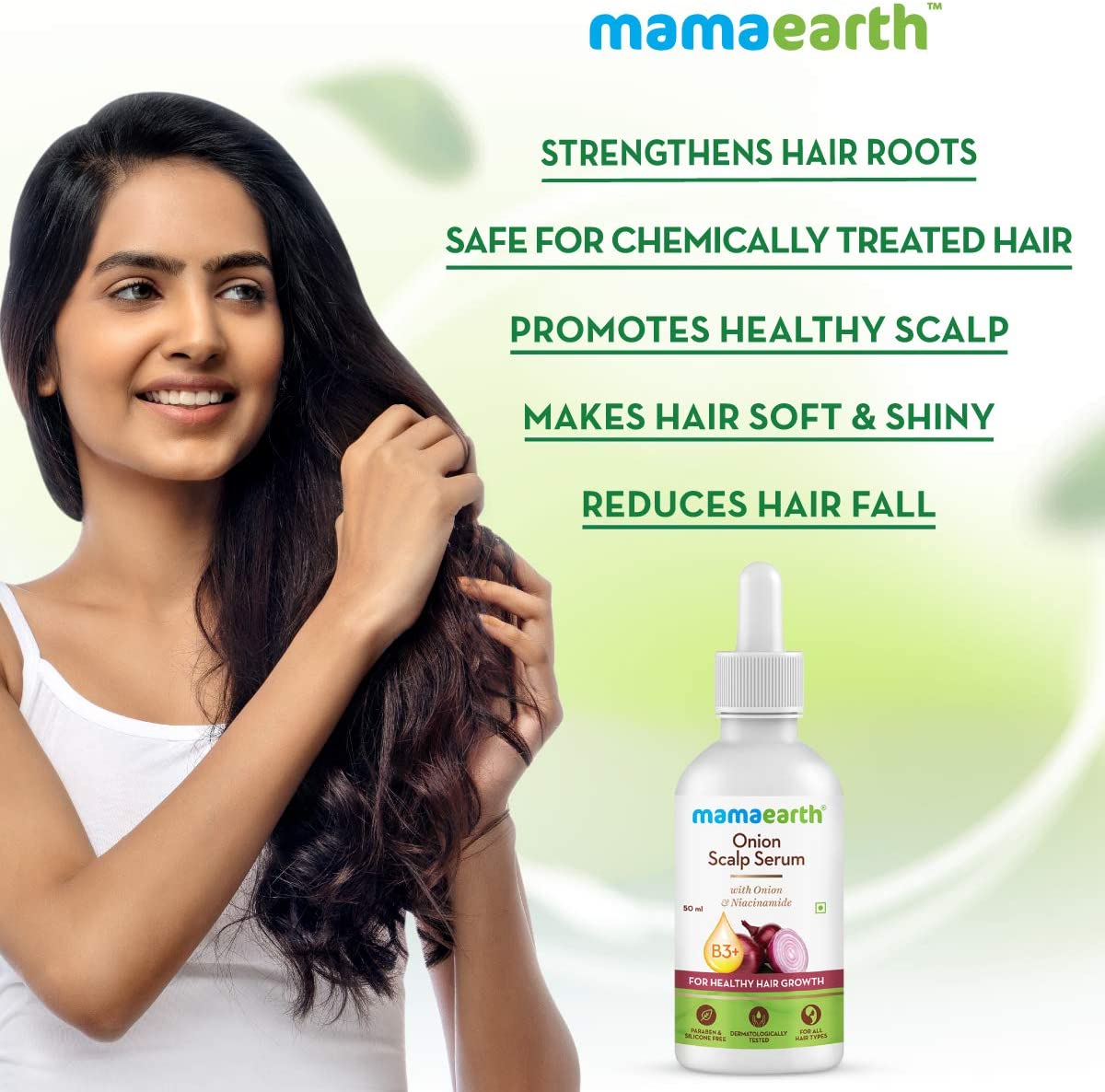 Mamaearth Onion Scalp Serum for Hair Growth - 50ml - Image 3