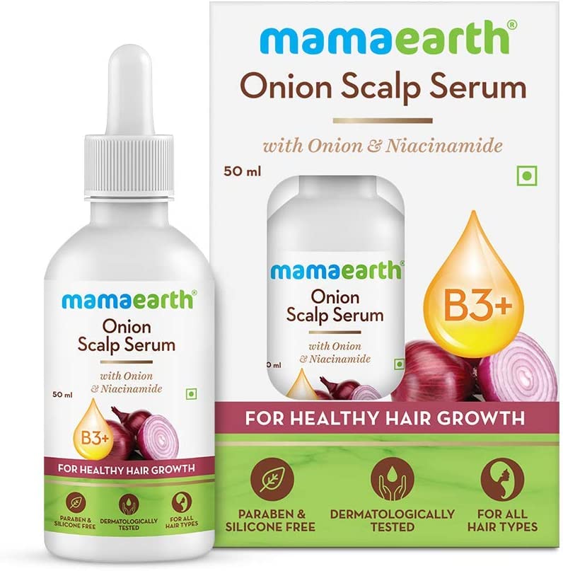 Mamaearth Onion Scalp Serum for Healthy Hair Growth – 50 ml