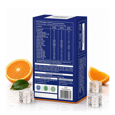 OSMO Electrolyte Sachets - Valencia Orange, Zero Sugar, 36g, 6 Servings