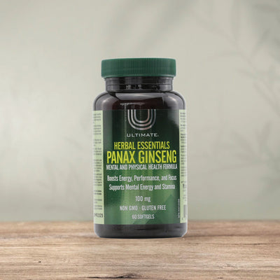 Ultimate Herbal & Ayurvedic Panax Ginseng Softgels - 100 mg, 60 Count - Image 2