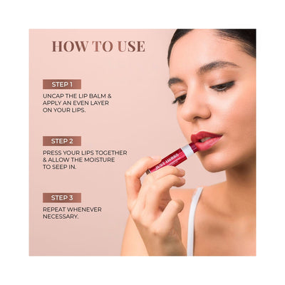 Just Herbs Tinted Lip Balm Cherry SPF 20+ - 4g - Image 7