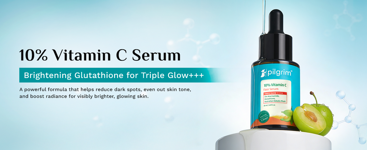 Pilgrim Face Serum with 10% Vitamin C for Glowing Skin - 30 ml - 1
