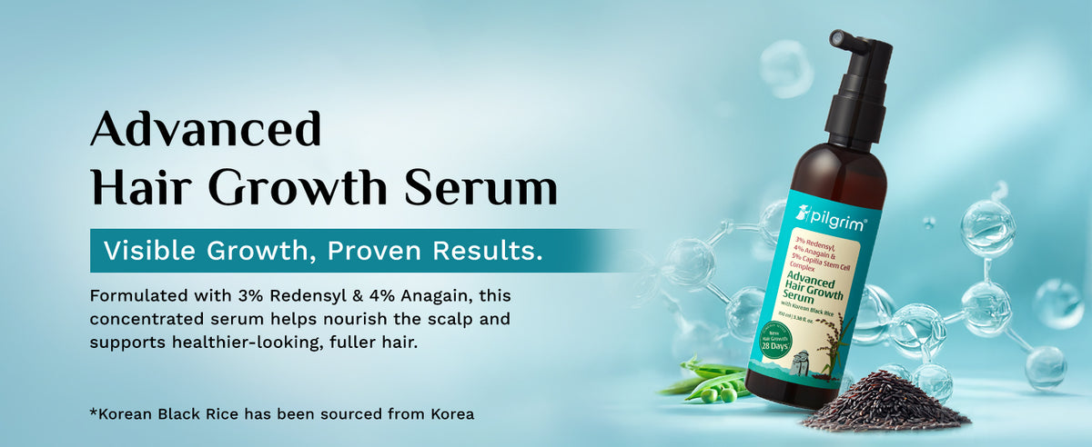 Pilgrim Hair Growth Serum - Redensyl Anagain Baicapil - 100ml - 1