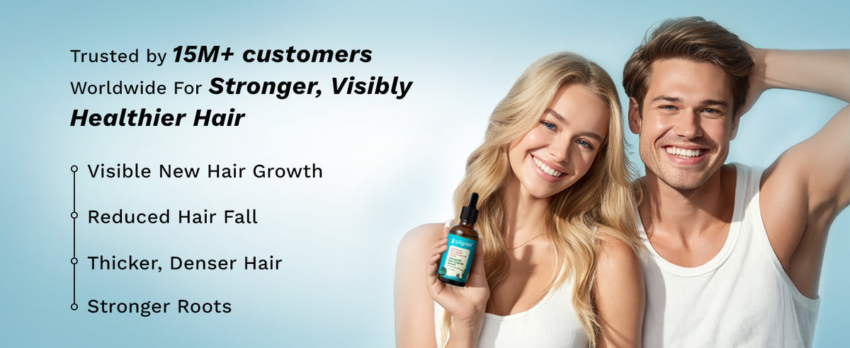 Pilgrim Hair Growth Serum with Redensyl, Anagain, Capilia StemCell - 50ml - 2