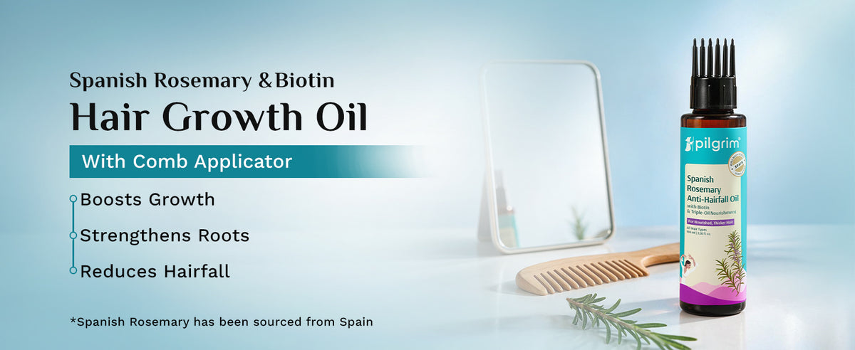 Pilgrim Spanish Rosemary & Biotin Hair Growth Oil - 100ml - 1