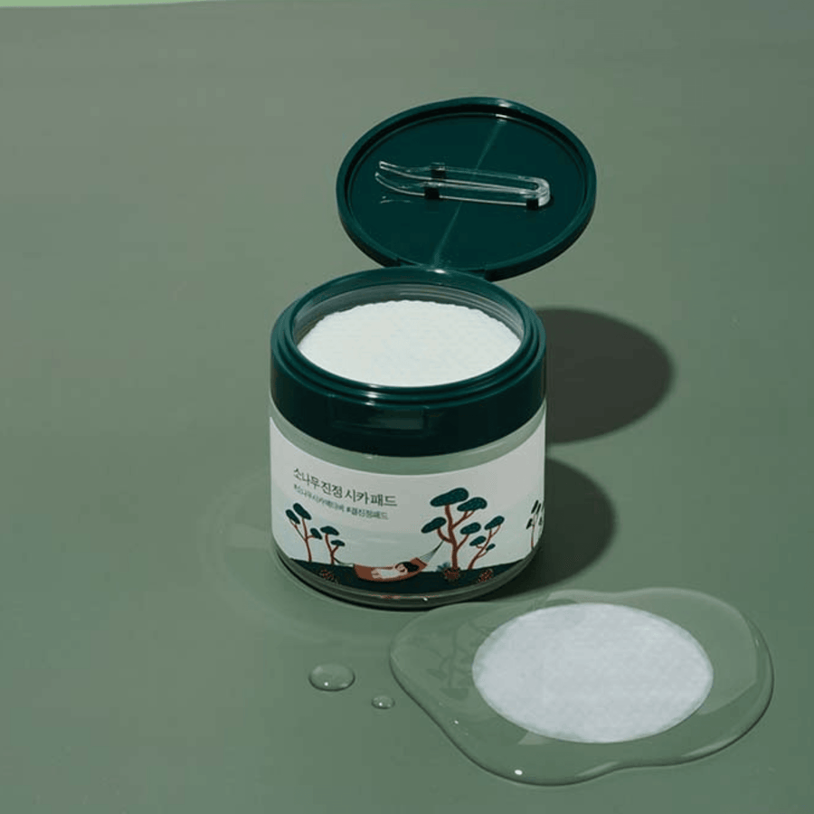 Round Lab Pine Calming Cica Pad - Masks & Exfoliators with Cica, 50pcs