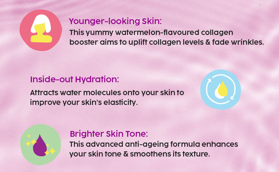 Plix Collagen Booster Beauty Supplement - Orange Flavour, 25 Servings - 3