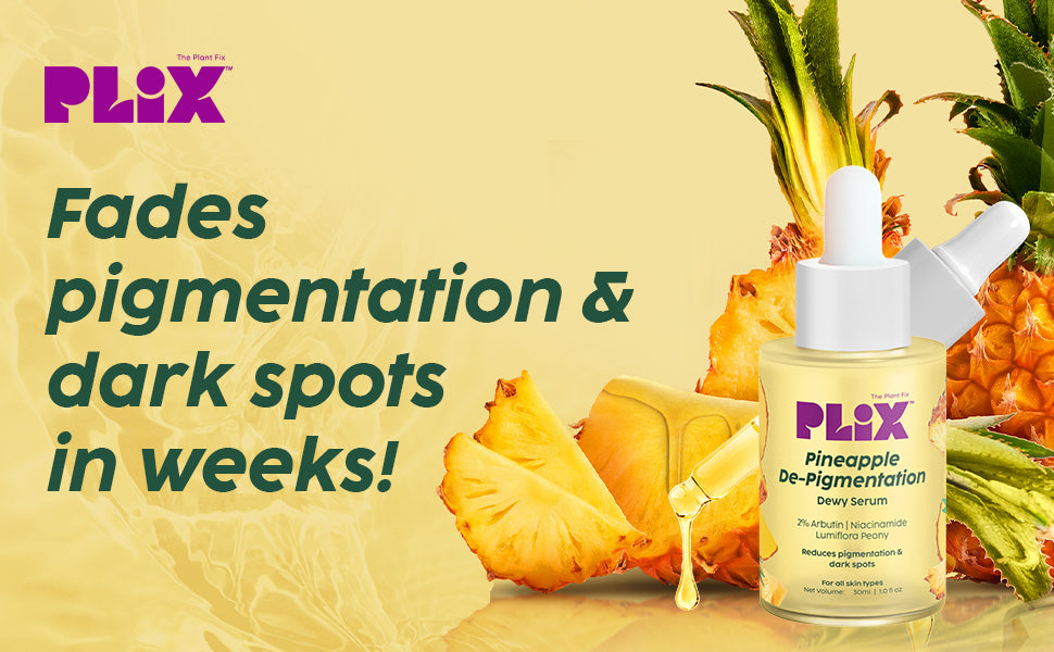 Plix Pineapple De-Pigmentation Dewy Serum - 30ml Face Treatment - 1