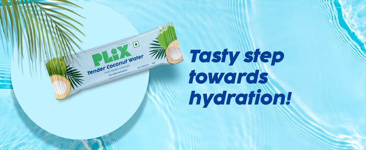 Plix Tender Coconut Water Powder - Functional Hydration Drink, 10g - 2