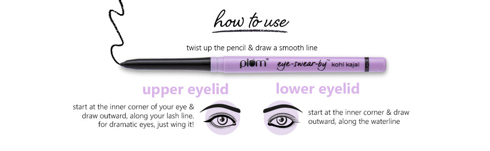 Plum Eye-Swear-By Kajal - 0.35g - 3