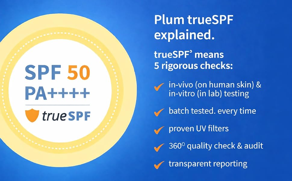 Plum SPF50 Sunscreen with Rice Water & Niacinamide - 50g - 4