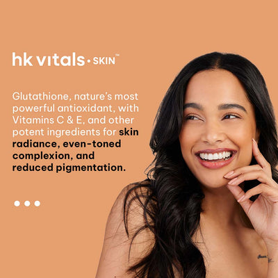 HK Vitals Glutathione Capsules with Vitamin C & E, Biotin - 30 Veg Capsules - Image 3