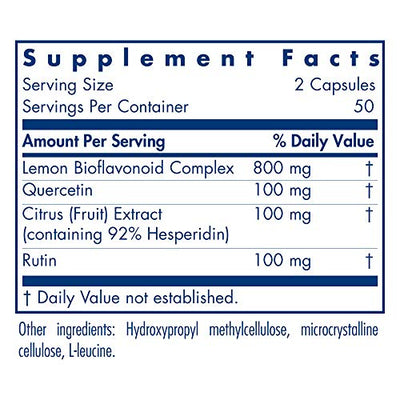 Allergy Research Quercetin Classical Bioflavonoids - 100 Vegetarian Capsules - Image 3