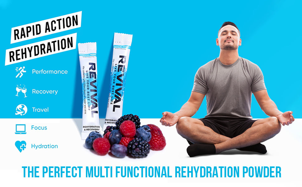 REVIVAL Functional Hydration Drink - Summer Fruits - 30 Servings - 6