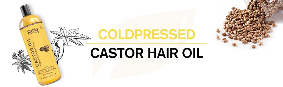 ReyNaturals Cold-Pressed Castor Oil - Hair Treatment & Moisturizer - 200ml - 1