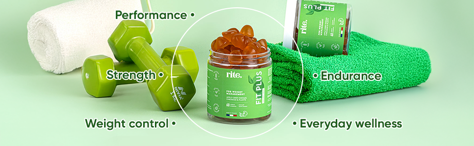 Rite FIT PLUS for weight management Gummies 60 - 3