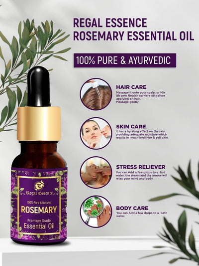 Vedapure Rosemary Essential Oil, Herbal & Ayurvedic, 15 ml - Image 4