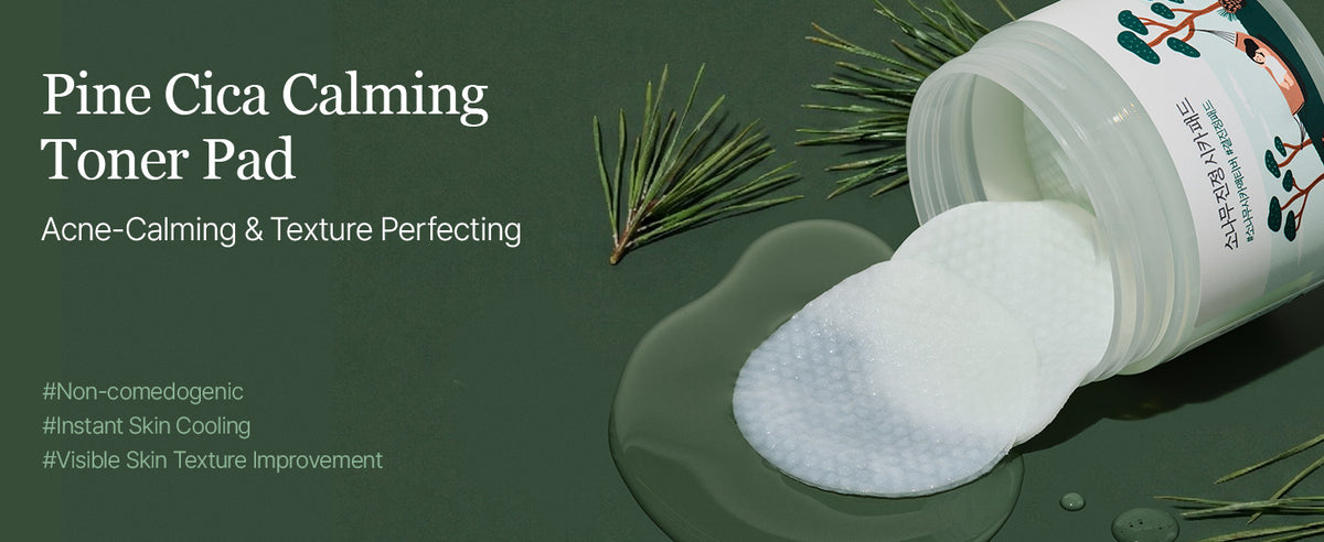 Round Lab Pine Calming Cica Pad - Masks & Exfoliators with Cica, 50pcs - 1