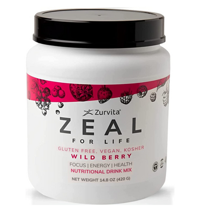 Zurvita ZEAL for Life Nutritional Drink Mix Wild Berry - 420 gm