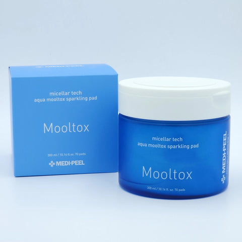 MEDI-PEEL Aqua Mooltox Sparkling Pad 70 Pads Smooth K-Beauty 300ml 