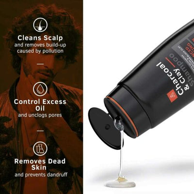 Ustra Charcoal & Clay Shampoo - 250 ml - Image 2