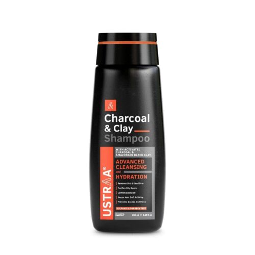 Ustra Charcoal & Clay Shampoo - 250 ml