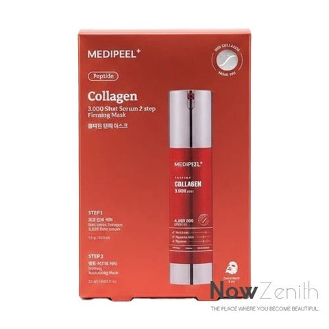 MEDI-PEEL Red Lacto Collagen 3000 Shot Serum 2 Step Mask 1.5g+25ml