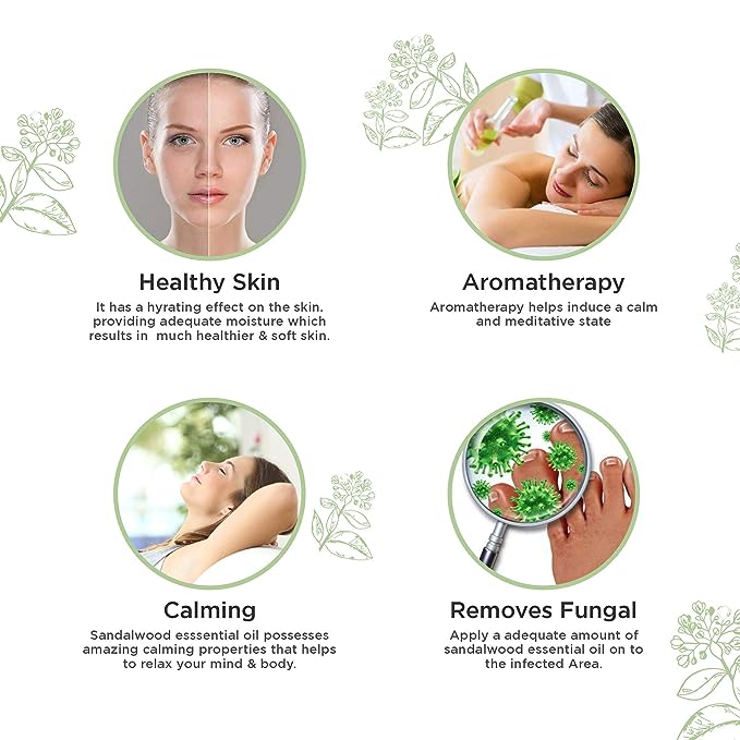 Vedapure Sandalwood Essential Oil - Ayurvedic Formula, 15ml - Image 4
